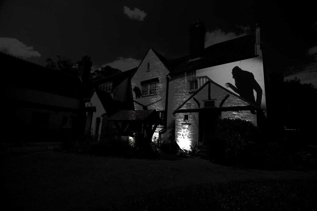 Wymering Manor with projection