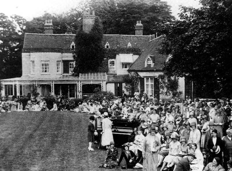 Community event on the lawn